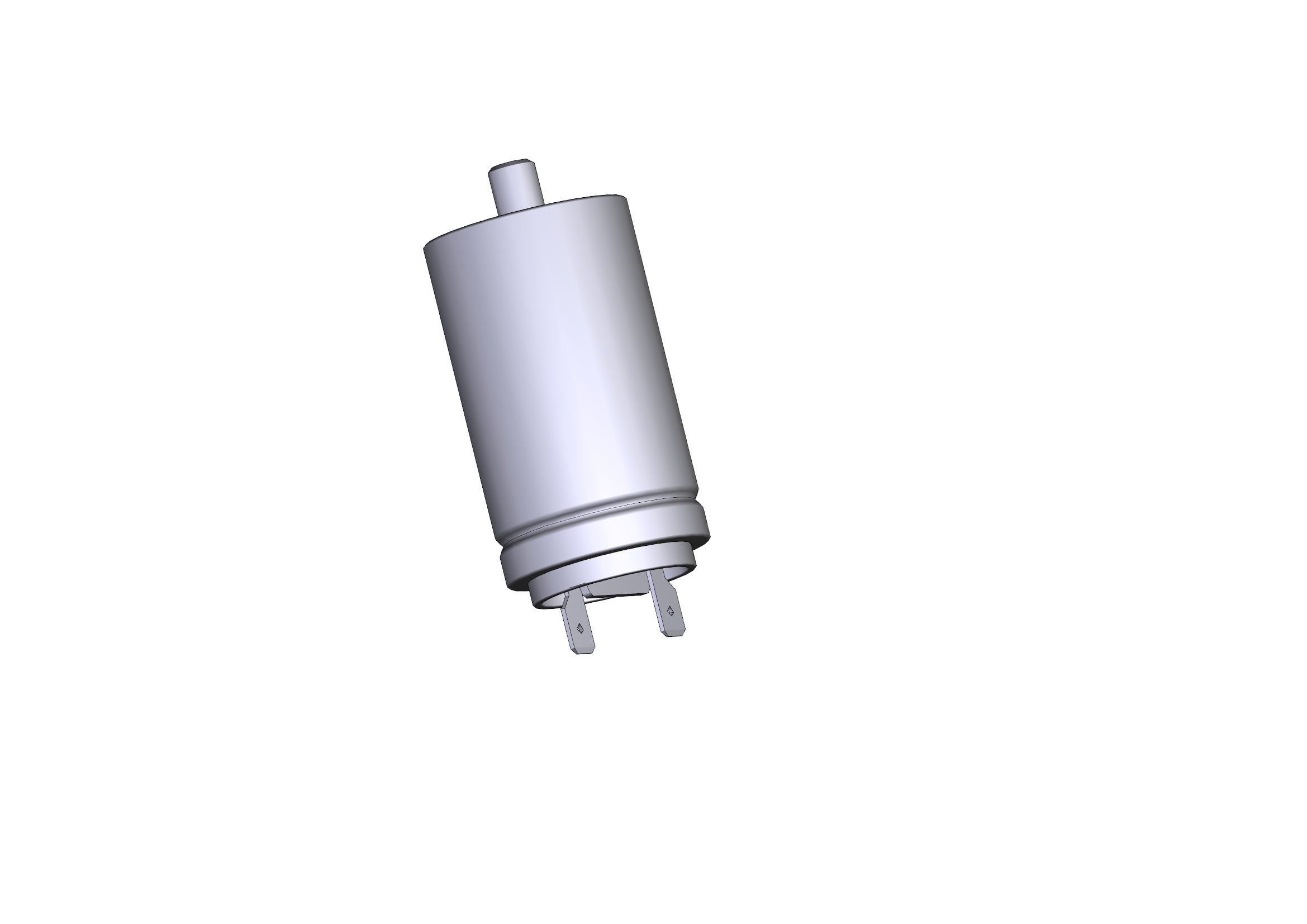 CAME - Condensatore microfarad 8 con cavi e codolo per motoriduttore.