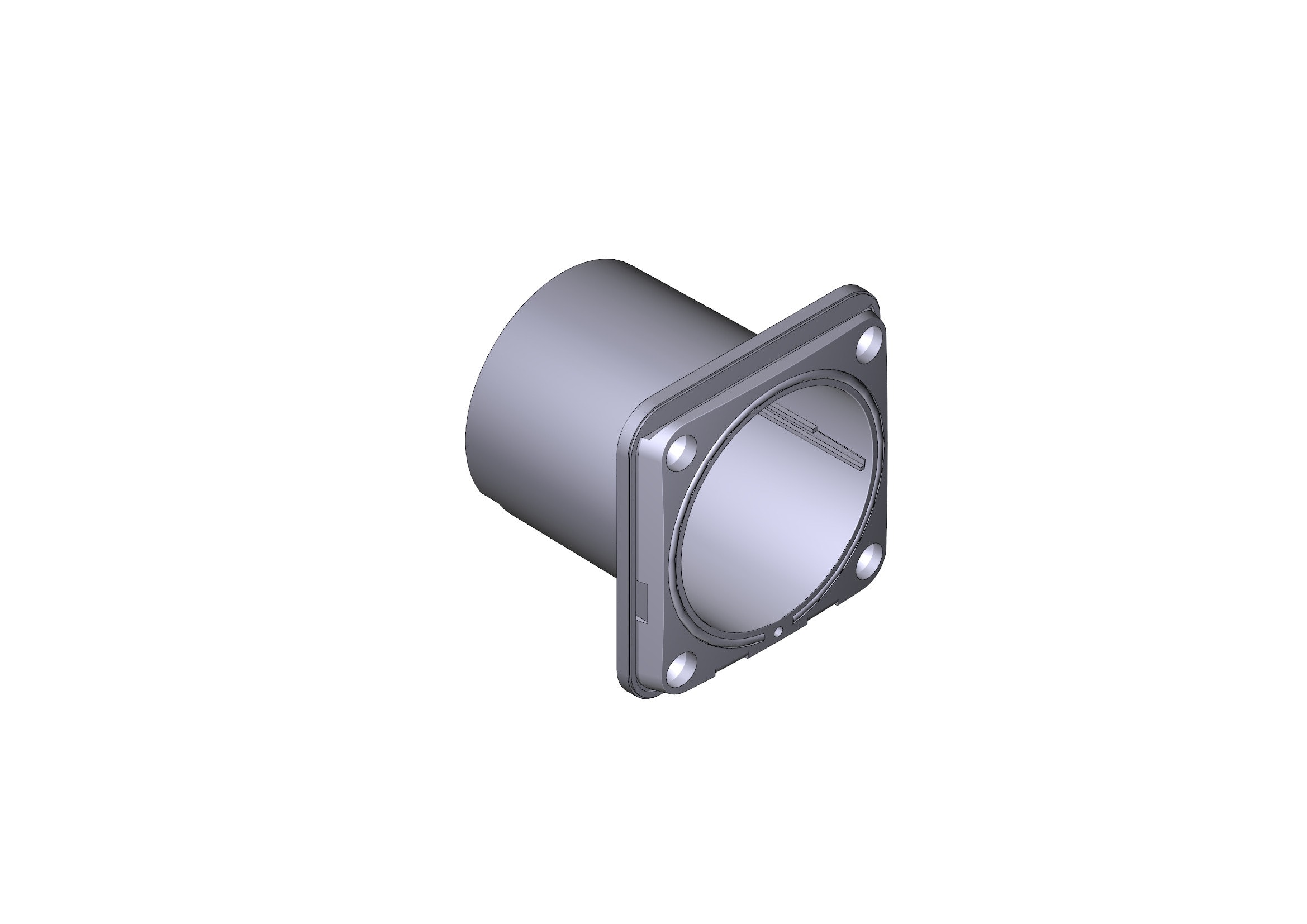 CAME - Base contenitore delta-i per coppia di fotocellule da incasso.