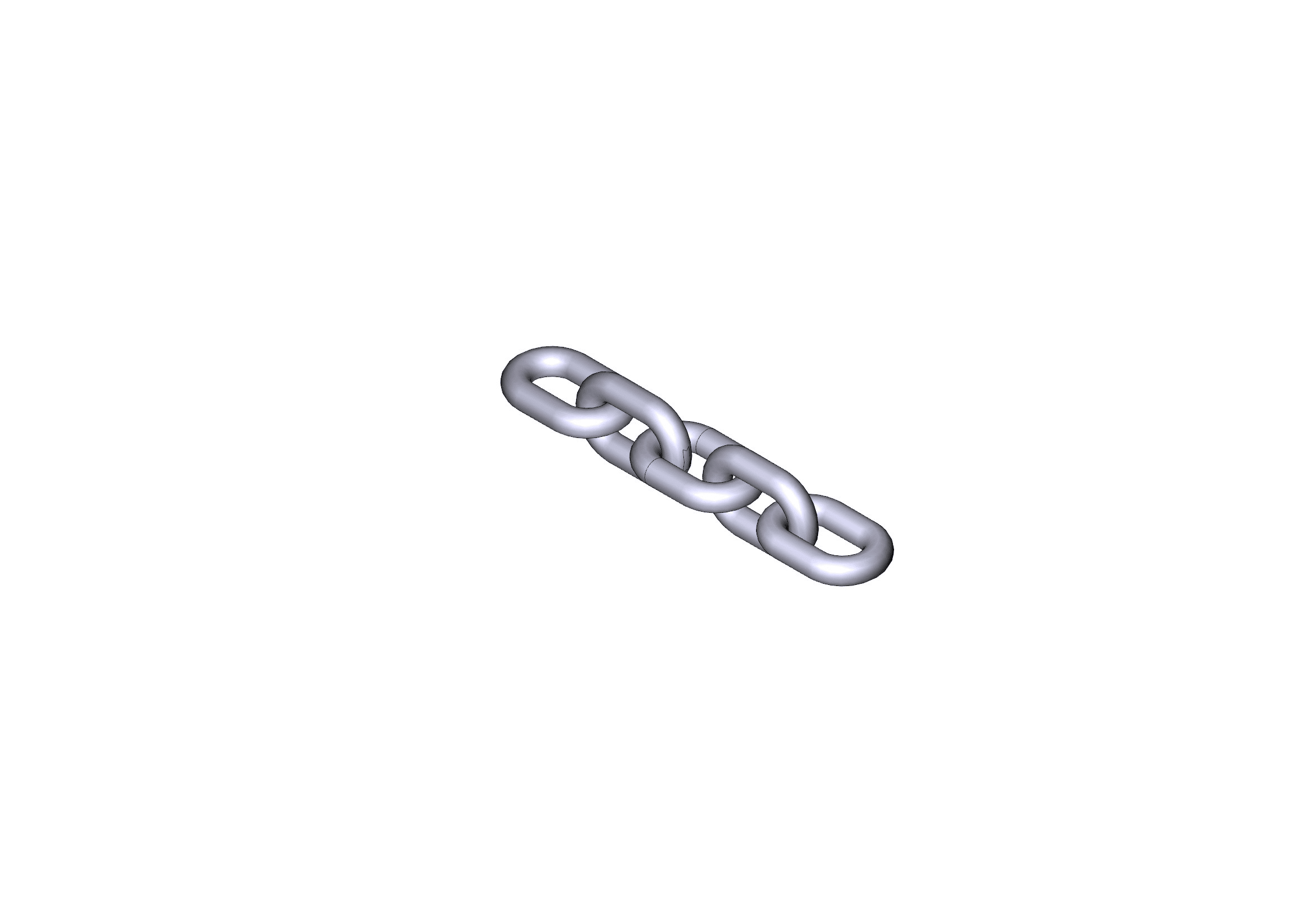 CAME - Catena genovese 9mm per pilastro con contrappeso e aggancio 1m cat-i.