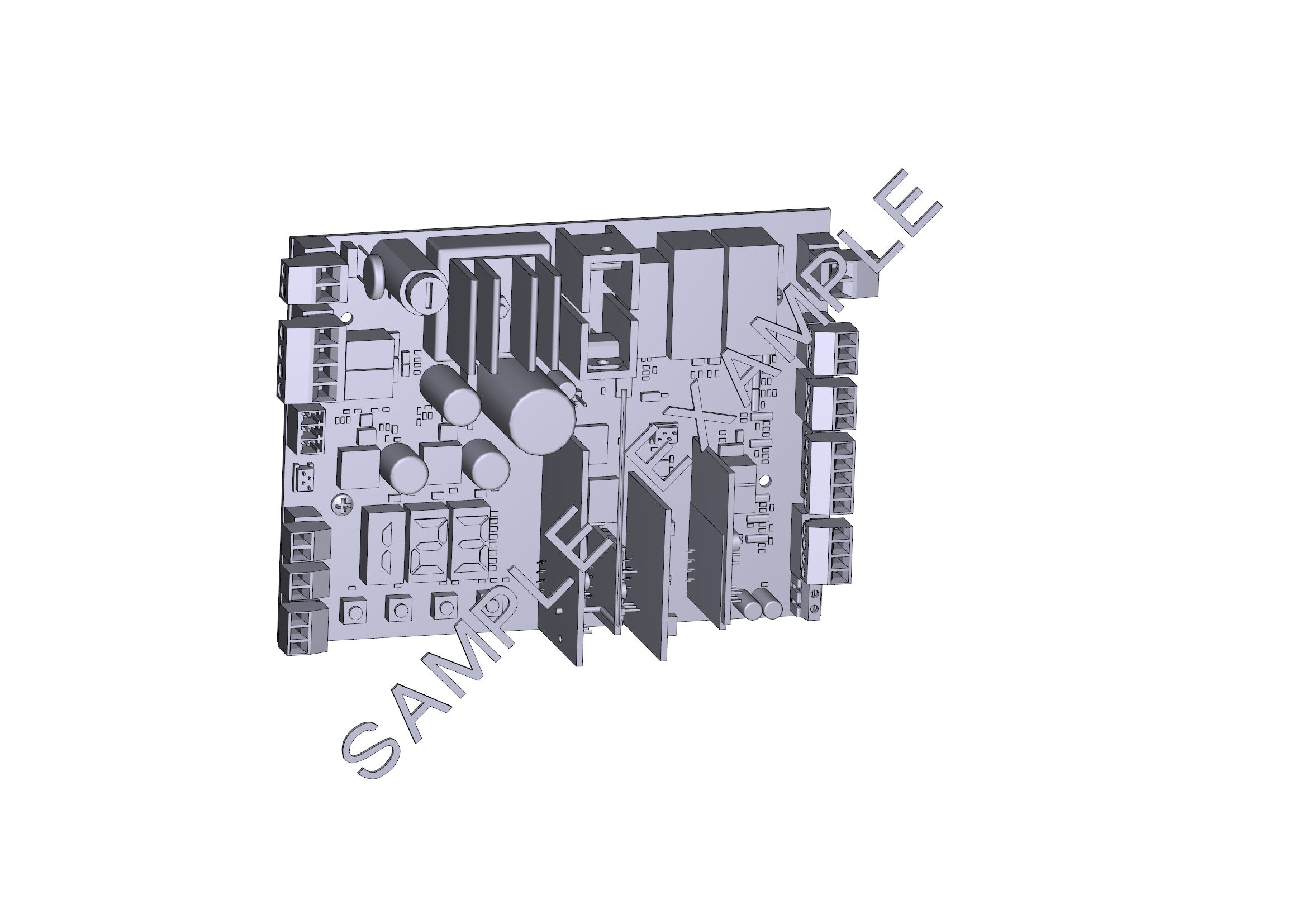 CAME - Scheda elettronica portone industriale 230v ZC5.