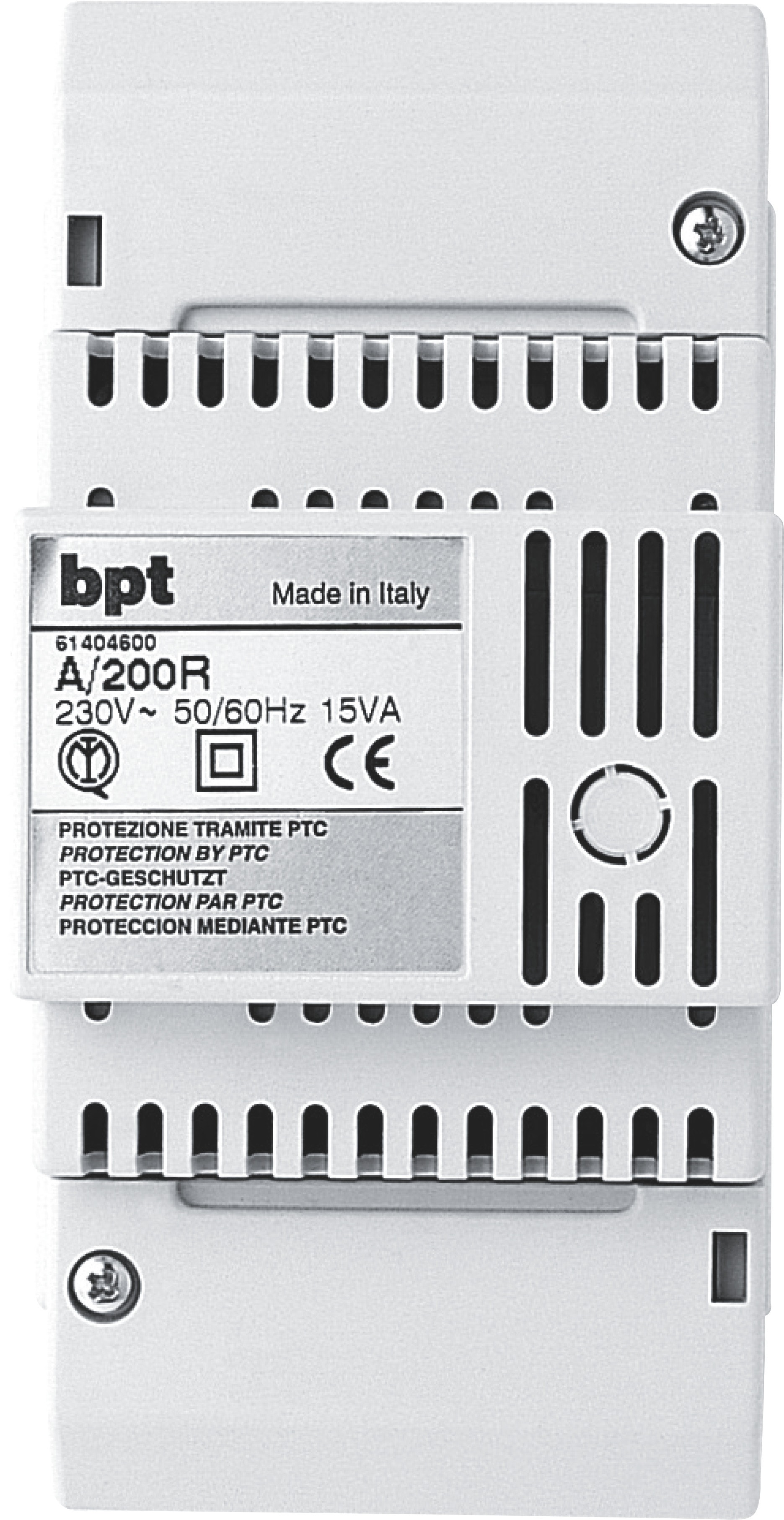 BPT - as/200 alimentatore 230v.