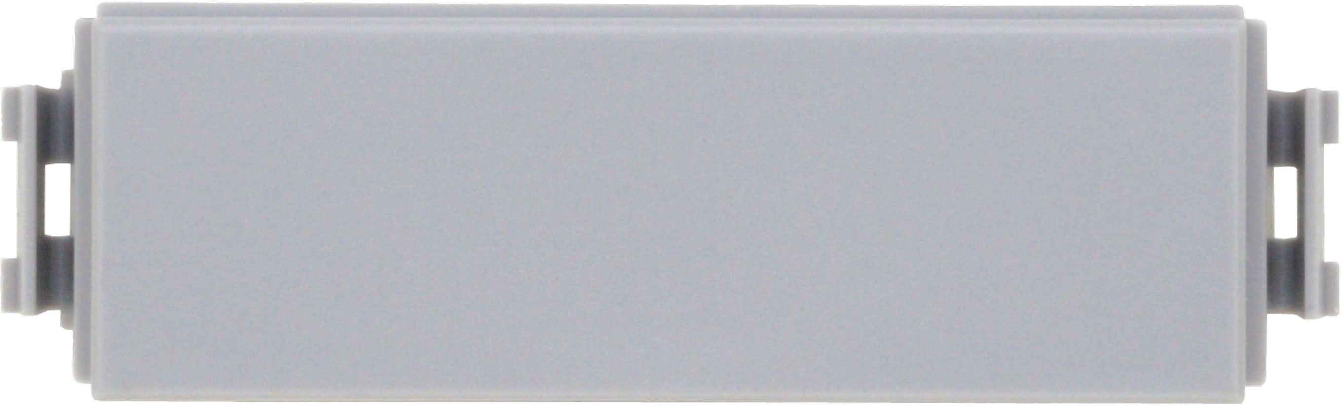 BPT - Tappo tecnopolimero cromo satinato Metal, utilizzabile con posto esterno serie Thangram finitura Metal o pulsantiera aggiuntiva DP0.
