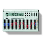 BPT - Cronotermostato digitale a cursori giornaliero, a parete, colore bianco, alimentazione a batterie 3x1,5V (AA) TH/124.01 BB-TERMOPROGRAMMAT.
