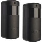 CAME - Fotocellule a raggio infrarosso sincronizzato orientabili da esterno con ricevitore a 12-24 V AC-DC e trasmettitore a batterie, portata 10 m.