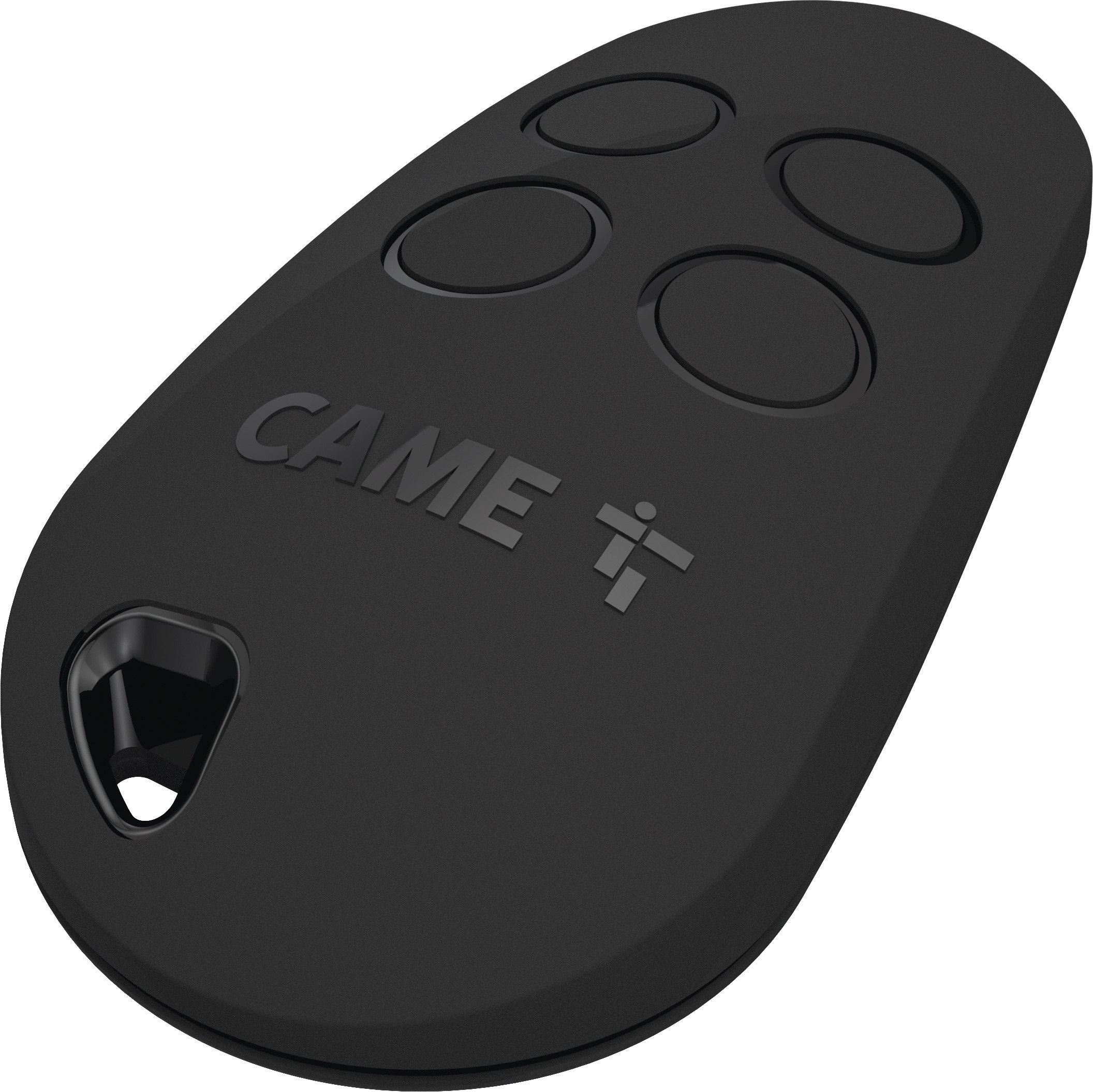 CAME - Trasmettitore quadricanale con codifica a 433,92 MHz e autoapprendimento per radiocomandi TOP, TAM, TWIN e TTS.