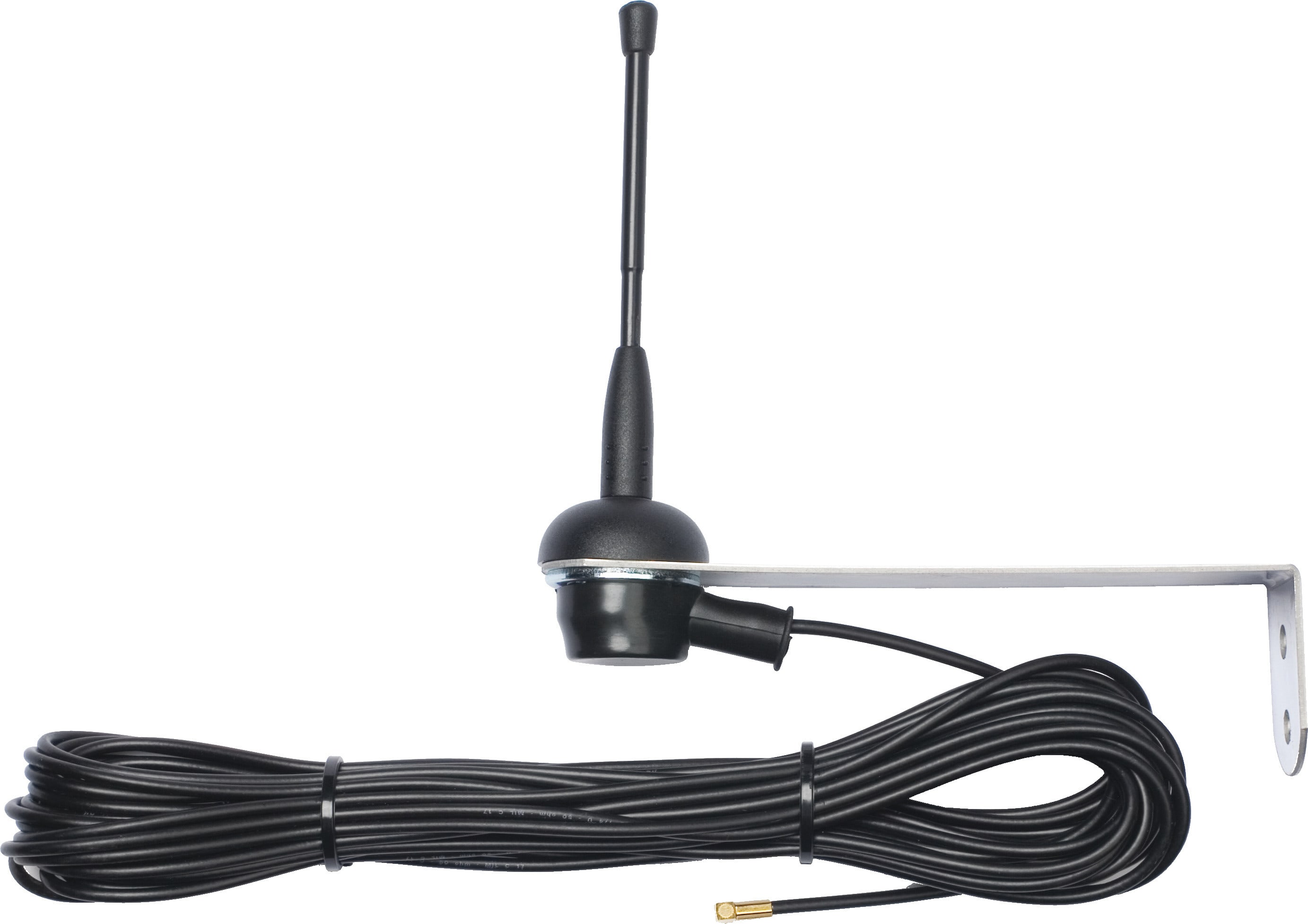 BPT - Antenna GSM con staffa in acciaio e cavo da 10m. Compatibile con moduli PXGPRS01 e PXMC3G per segnale ottimale. PXANGM ANTENNA GSM.