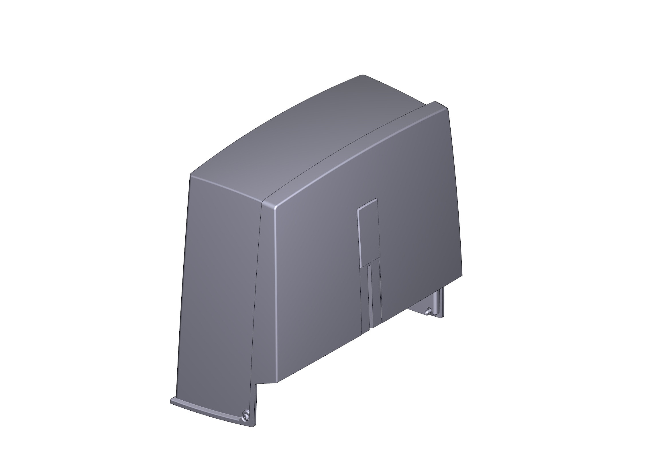 CAME - Coperchio motoriduttore ops001 RAL 7024.