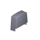 CAME - Coperchio motoriduttore ops001 RAL 7024.