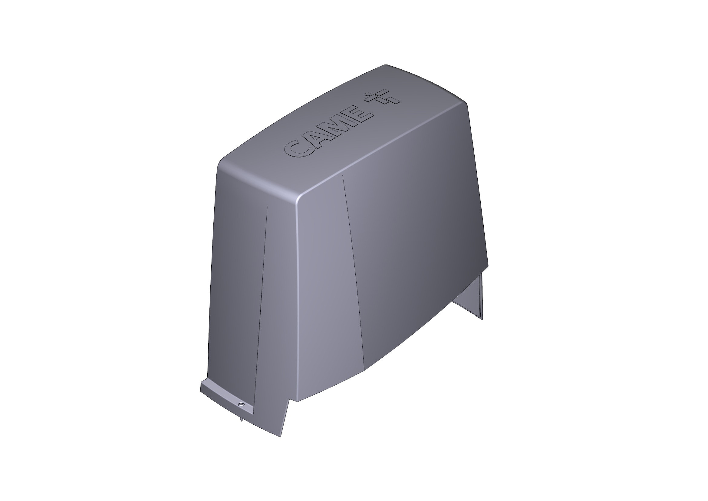 CAME - Coperchio grigio motoriduttore BKV RAL 7040.