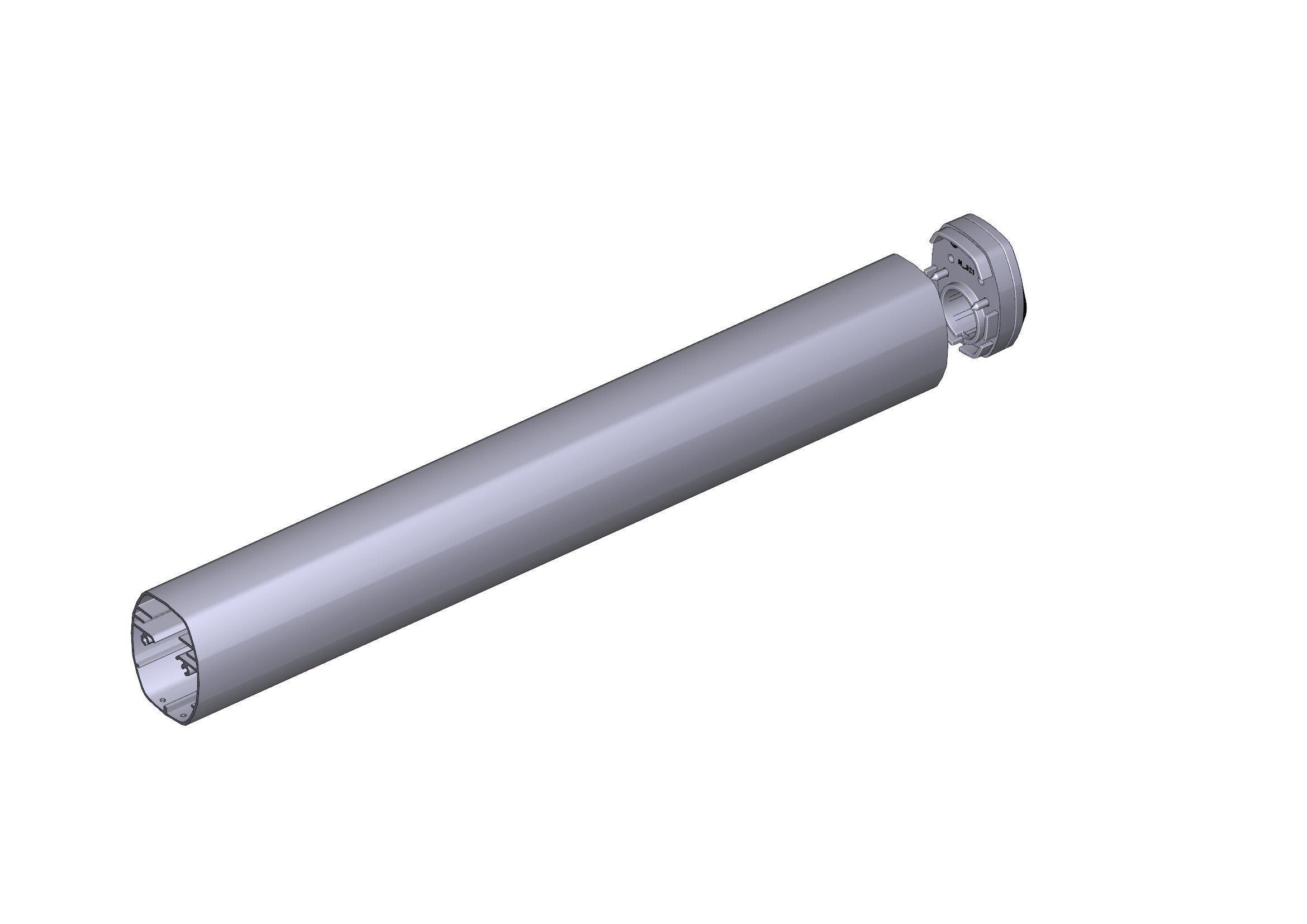 CAME - profilo fisso con tappo ats50 per motoriduttore telescopico.