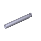CAME - profilo fisso con tappo ats50 per motoriduttore telescopico.
