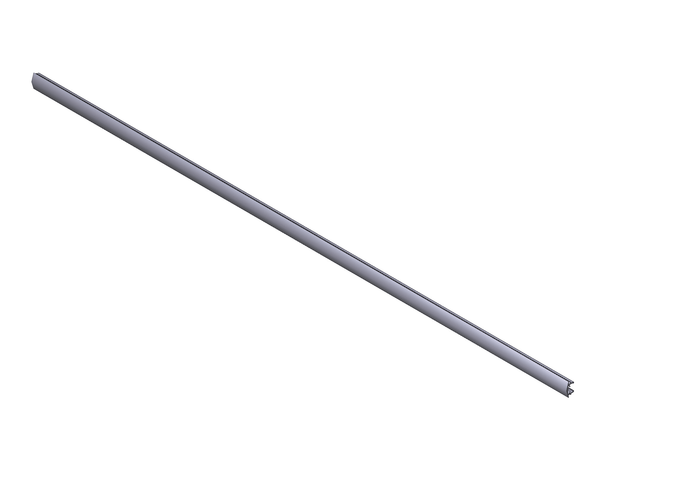 CAME - Copricava asta GPX GPT GT4 GT8 per barriera L=2m 5pz.