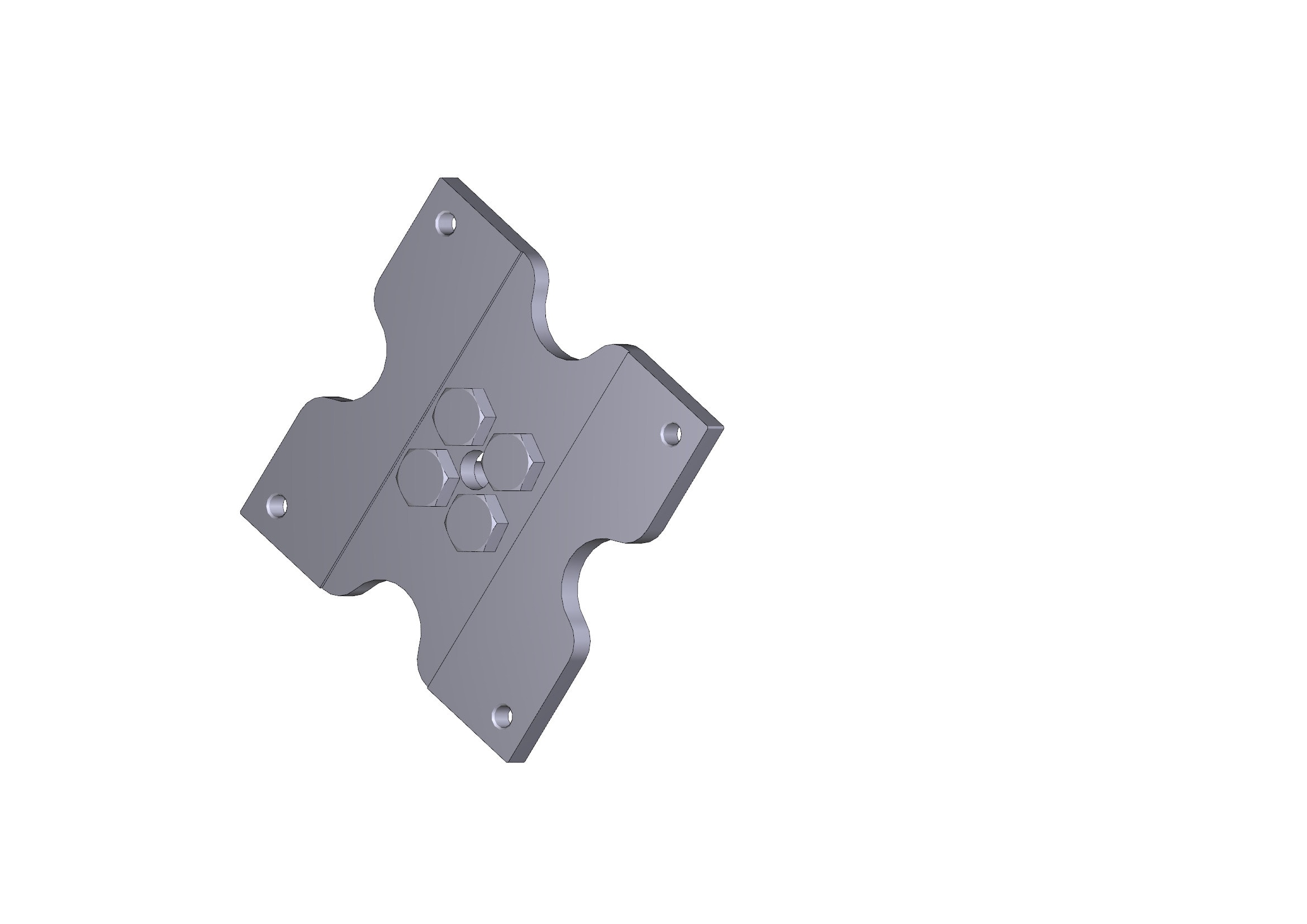 CAME - piastra albero motoriduttore per barriera
