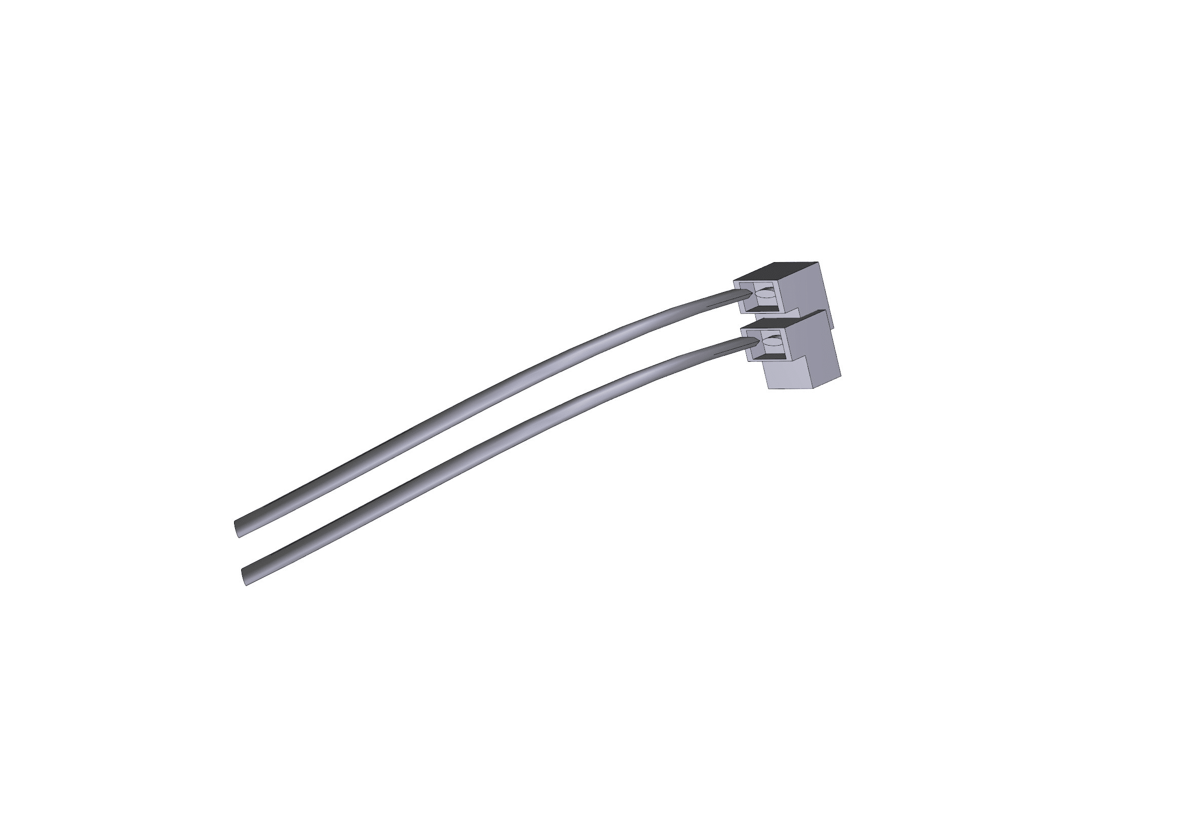 CAME - Cablaggio scheda batteria porta automatica fluo SL 0,8m.