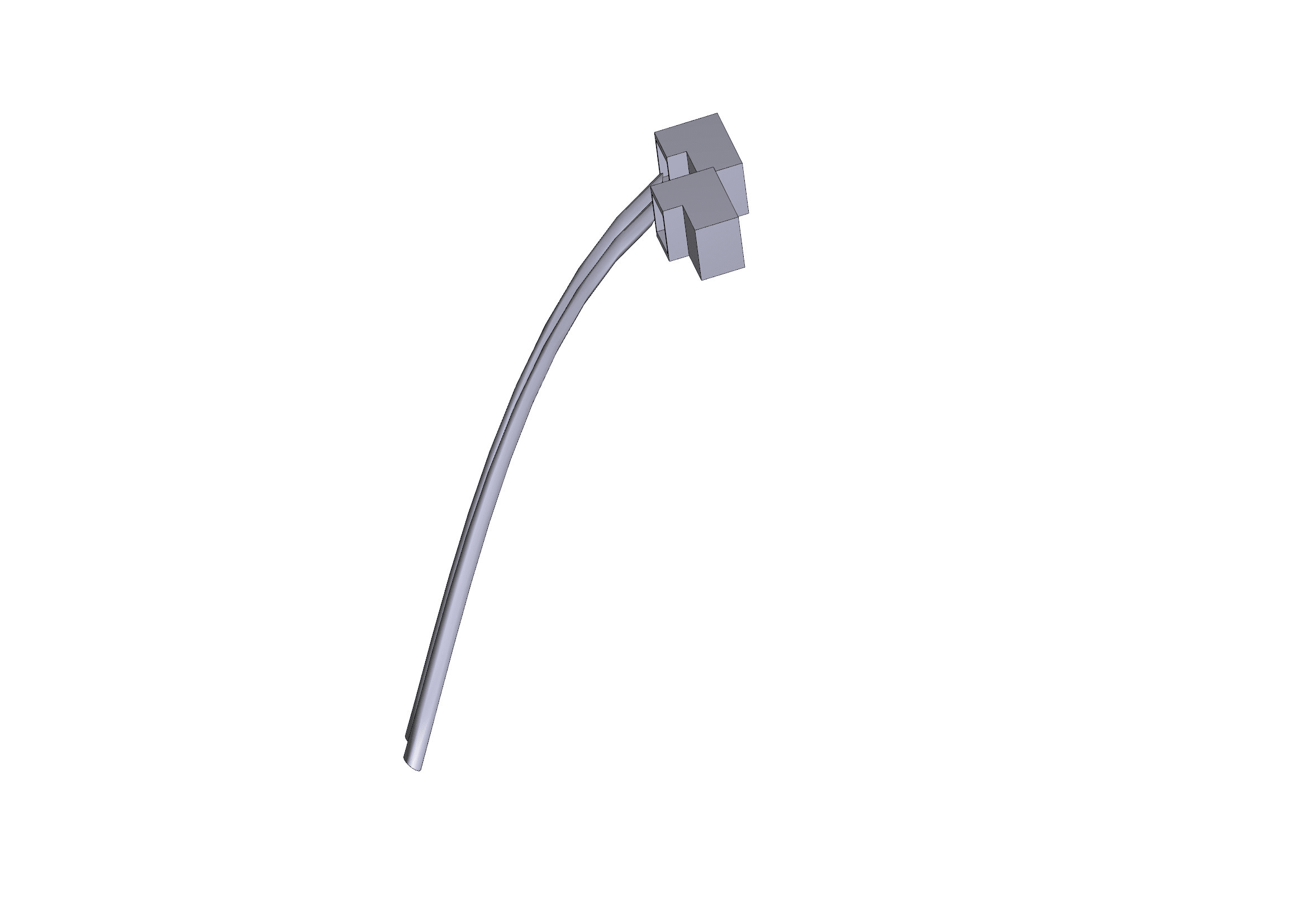 CAME - Cablaggio blocco porta automatica fluo SL lunghezza 1500 mm.