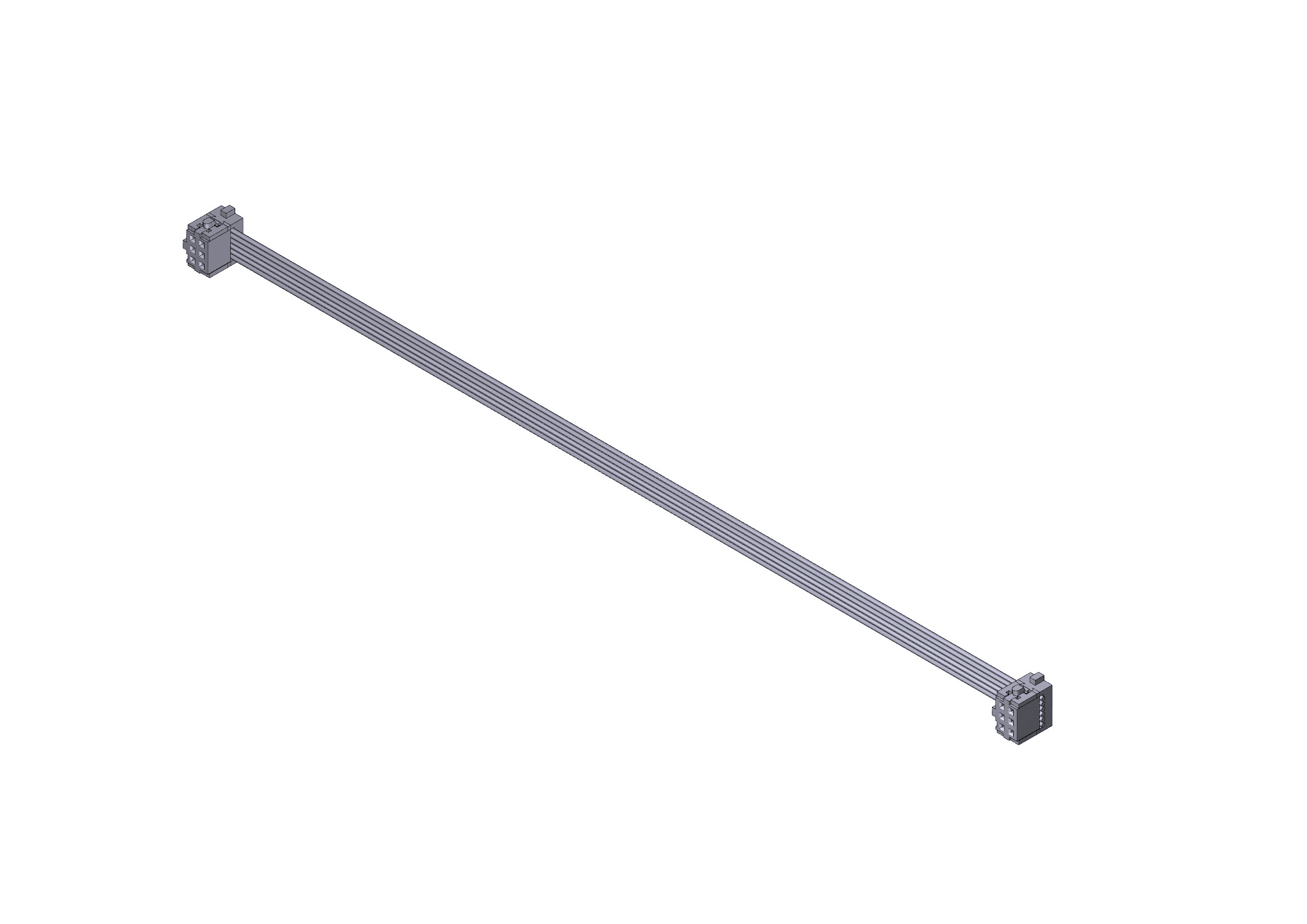 CAME - Cablaggio bus lunghezza 550 mm confezione da 5 pezzi per telaio.