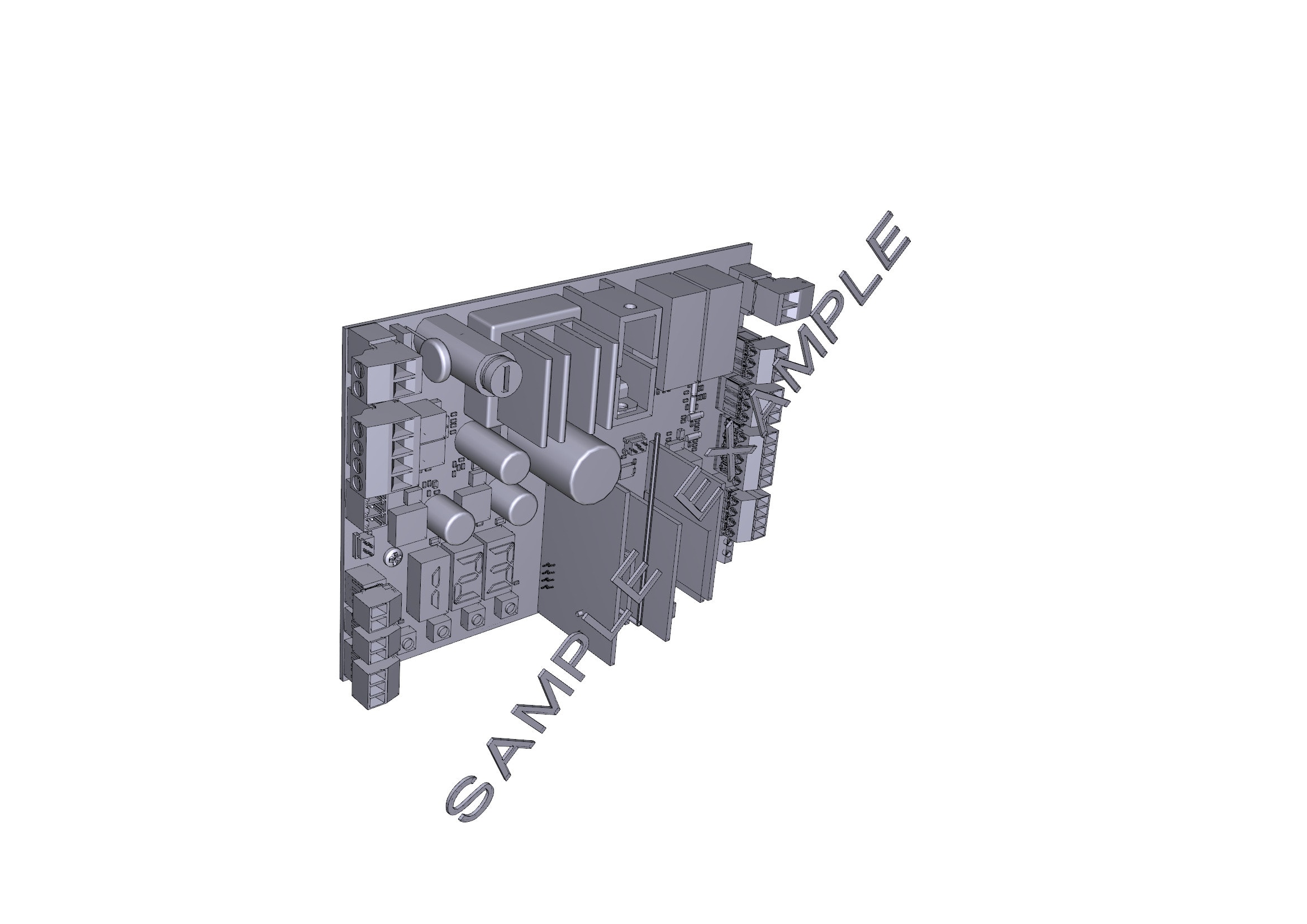 CAME - Scheda elettronica PXC96 per centrale antintrusione a 8 ingressi.