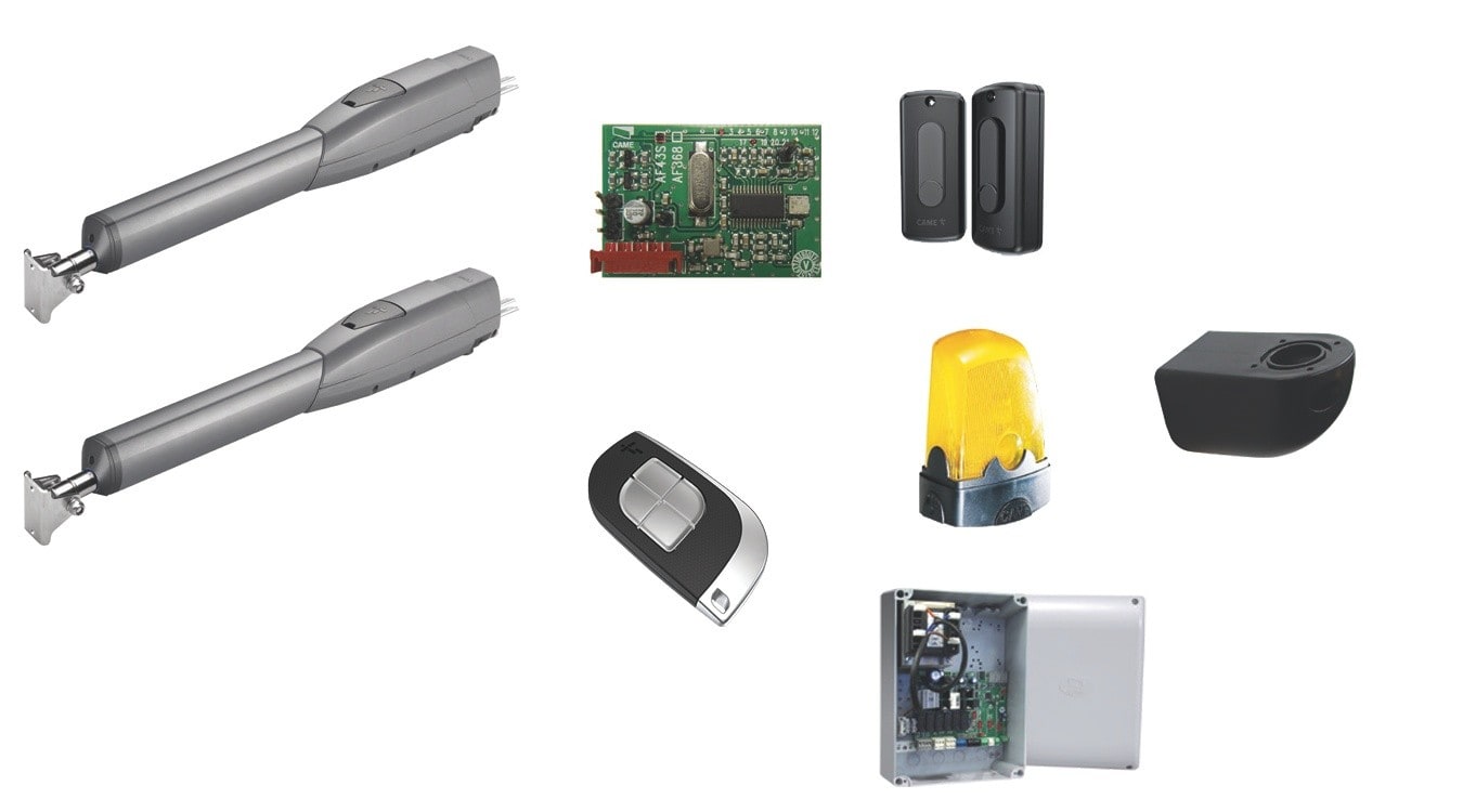CAME - Kit telescopico ATS 3m 24V lamp - Lunghezza max anta 3m, peso max anta 400kg.