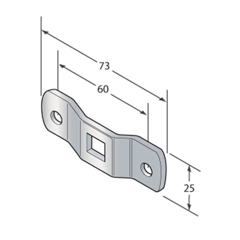 CAME - Omega ad interasse 60mm sede Q10. 001YM0011
