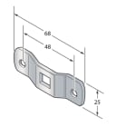CAME - Omega con fori da 6mm, interasse 48mm e sede Q10. 001YM0014