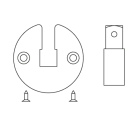 CAME - Perno Q10 Sicurezza Inserto per MO 4 001YM0101