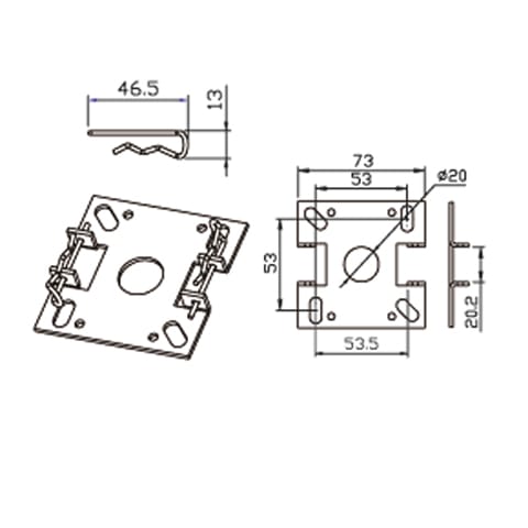 CAME - Supporto chantier MO5 max 30 Nm. 001YM0109