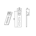 CAME - Supporto regolabile doppia asola sella Q10.