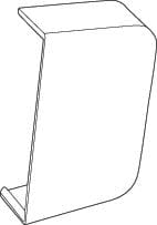 CANALPLAST - TAPPO TERMINALE 125 B.9010 CONTP125