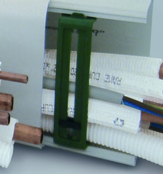 CANALPLAST - TRAVERSINO CON ALETTA FERMATUBI 125 VER CONTR125TB