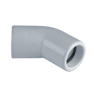 CANALPLAST - GOMITO 25MM X 45 BIA