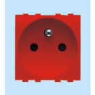 CANALPLAST - PRESA FRANCESE 16A+T SICUREZZA BEU