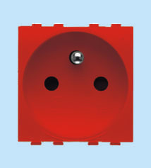 CANALPLAST - PRESA FRANCESE 16A+T SICUREZZA BEU CP7648.FR