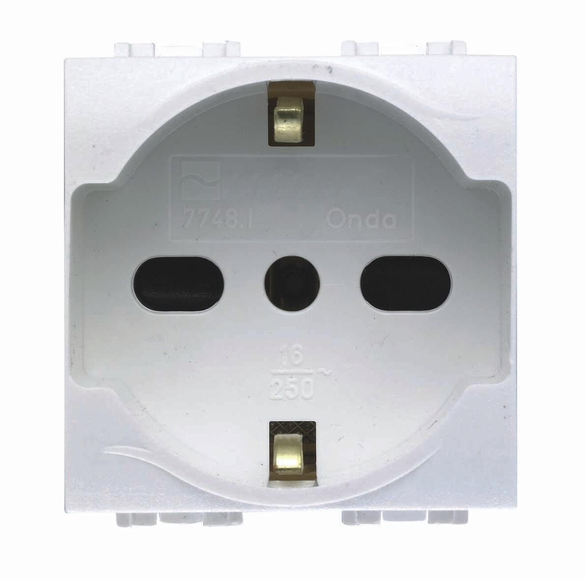 CANALPLAST - PRESA SCHUKO TRIVAL.10/16A+T C/SICUR.BEU CP7648.I