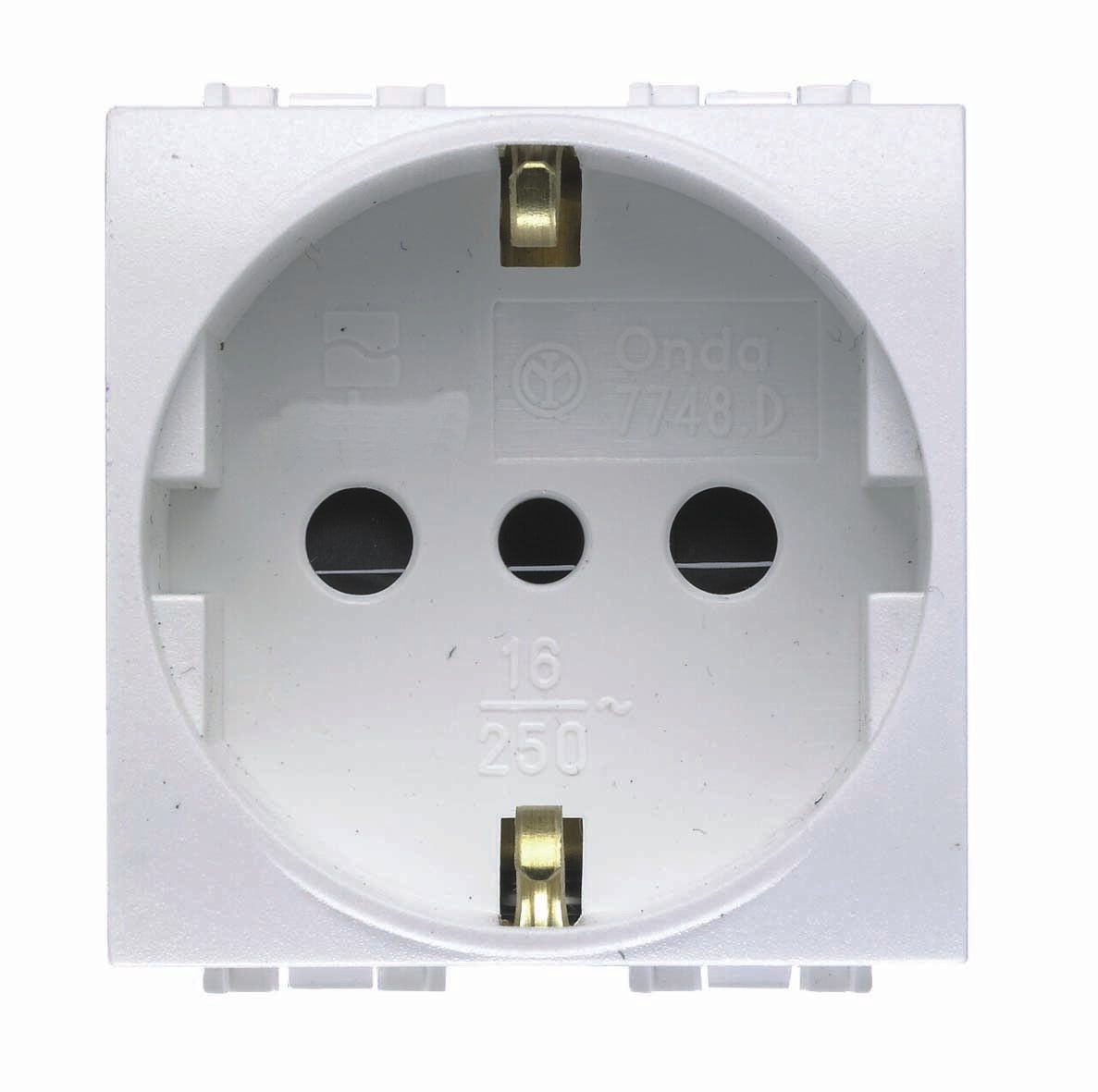 CANALPLAST - PRESA SCHUKO 16A+T C-SICUREZZA BEU CP7648D