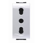 CANALPLAST - PRESA SICUREZZA 2P-10/16A+T BEU CP7679