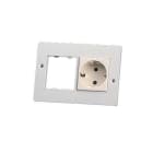 CANALPLAST - MOS.X2 SCHUKO VIMAR PLANA GC