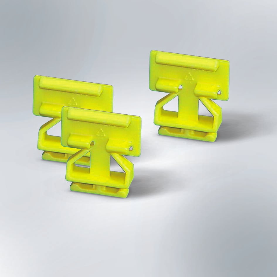 CANALPLAST - PORTACOPERCHIO X PTECO15 (GIALLO)