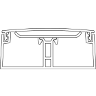 CANALPLAST - MINICAN.40X17X2 SCOMP.ARDESIA