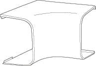 CANALPLAST - ANGOLO INTERNO 125 MARRONE