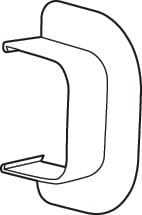 CANALPLAST - PASSAGGIO A MURO 90 MARRONE