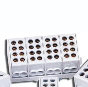 CANALPLAST - MORSETTIERA DER.DOPPIO SERR. POLI N.4