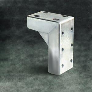 CANALPLAST - SUPPORTO OMEGA INOX