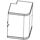 CANALPLAST - ANGOLO EST.120X60 BI 9010