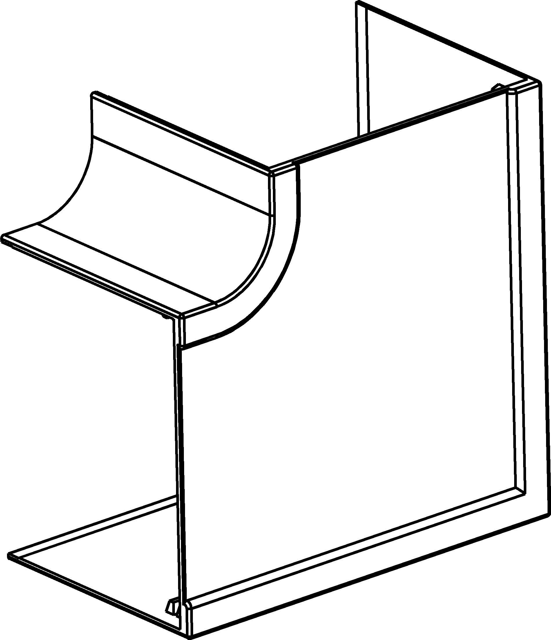CANALPLAST - GIUNTO 'L' 200X80 B 9010 GT48LBEU
