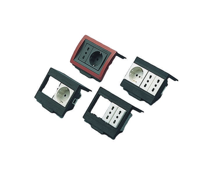 CANALPLAST - MOSTR.TICINO TT MAGIC NER-4MOD. HG48