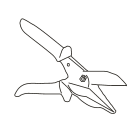 CANALPLAST - CESOIA X TAGLIO MINICANALI MAX 15MM