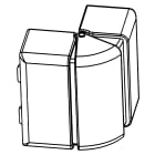 CANALPLAST - ANG.EST.VAR.25X16 BIA 9010 MINI21EVBEU