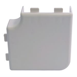 CANALPLAST - ANGOL.PIAN.40X10 BIA 9010