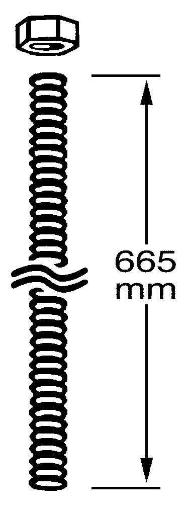 CANALPLAST - BARRA 975FIL.8X665MM