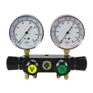 CANALPLAST - GRUPPO MANOMETRICO 4 VIE X GAS R32/R410 MONO32410